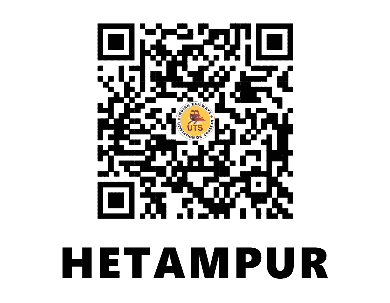 UTS QR Code for HETAMPUR - HET - NC (MADHYA PRADESH)